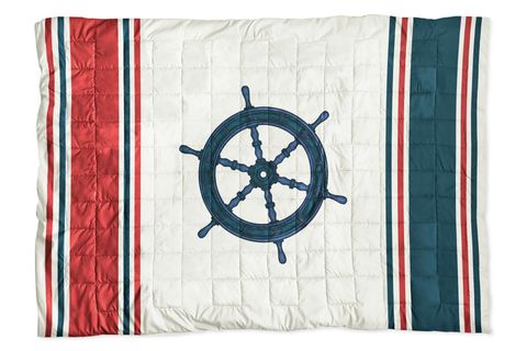 ÇAPA DENİZ YILDIZI DENİZCİ TEK KİŞİLİK KAPİTONELİ YATAK ÖRTÜSÜ