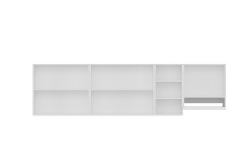 MİNAR 270 CM MUTFAK DOLABI BEYAZ 270-B7-ÜST MODÜL