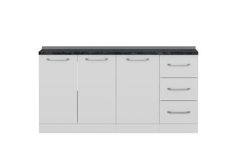 MİNAR 165 CM MUTFAK DOLABI BEYAZ 165-B1-ALT MODÜL
