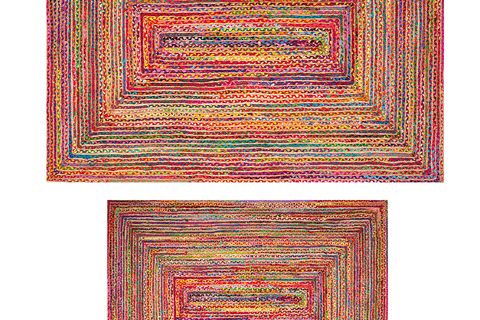 DİJİTAL BASKI, KAYMAZ TABAN İKİLİ BANYO PASPASI 100X60 + 60X50 CM  RVG5-0651