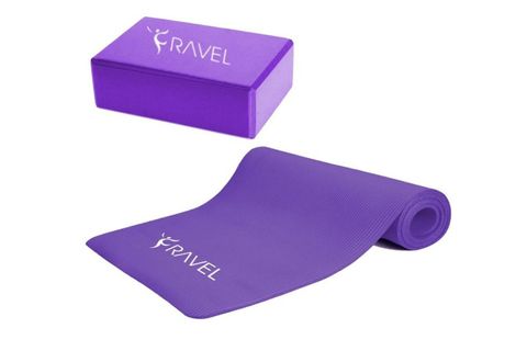 RAVEL 10 MM YOGA MATI PİLATES MİNDERİ VE YOGA BLOK YOGA KÖPÜĞÜ 2