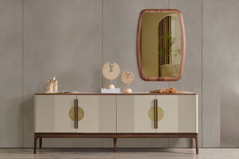 Konsol ve Aynası, 4 Kapaklı