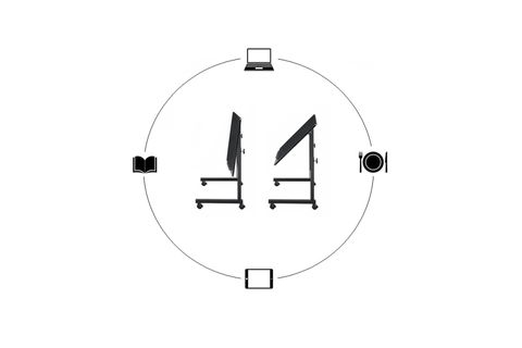 YÜKSEKLİK AYARLI KATLANABİLEN LAPTOP SEHPASI, ATLANTİK ÇAM