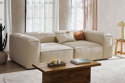 LENA İKİLİ KETEN KOLTUK, BEJ