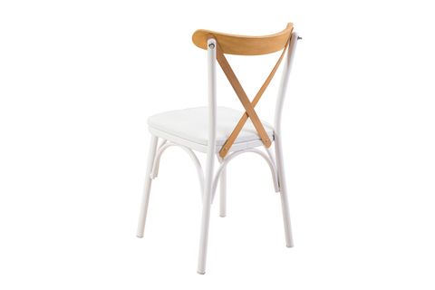 OLİVER WHİTE SANDALYE, BEYAZ KARİNA