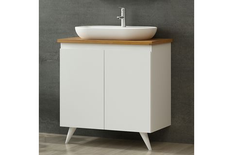 NİKA BANYO DOLABI ALT 85CM AY2K TZG BEYAZ