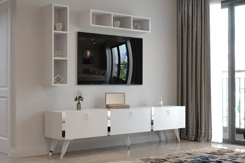 TERRA TV ÜNİTESİ, BEYAZ