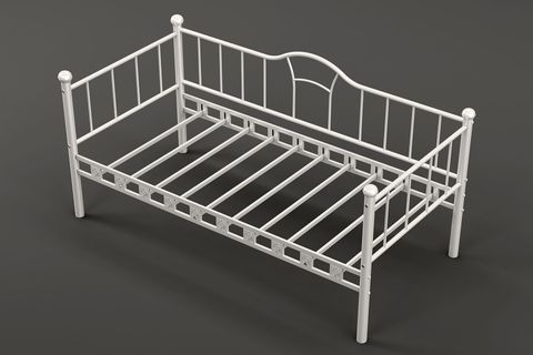 ARGİMO KAMELYA SEDİR KARYOLA, BEYAZ, 90X200