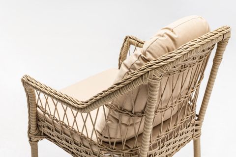 TOSİ RATTAN BAHÇE BALKON SETİ, KREM