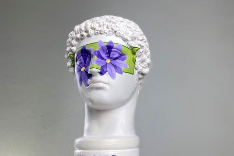HERMES BLOOM POP ART DEKORATİF ROMA YUNAN HEYKELLERİ