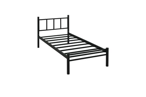 TİTAN TEK KİŞİLİK METAL KARYOLA, SİYAH, 90X200