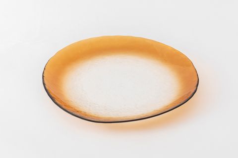 KİTCHEN ESSENTİALS ALTHEA CAM PASTA TABAĞI 21 CM, AMBER
