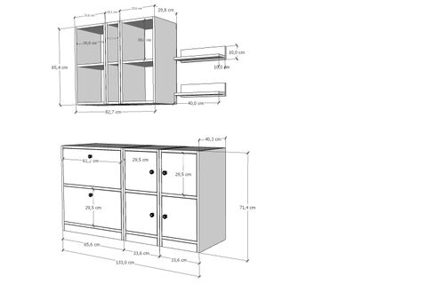 BK ÇOK AMAÇLI DOLAP, 4 KAPAKLI, KBR