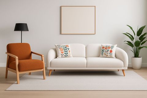 CAPRA ÜÇLÜ KOLTUK, DÜZ KOL