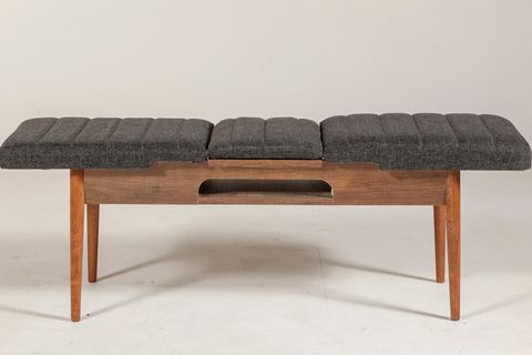 Sembol Açılır Sırtlı Bench Ceviz Antrasit