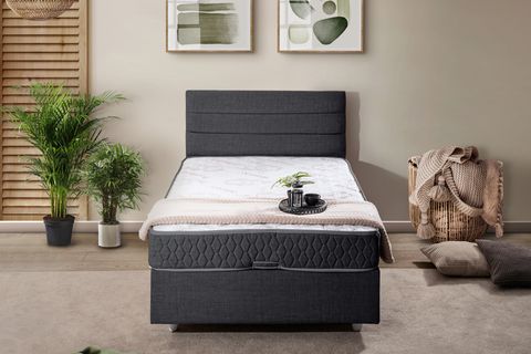 SOFİA BAZA BAŞLIK SETİ, ANTRASİT, 100X200