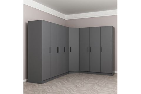 MİNAR KALE GARDIROP 6,  8 KAPAKLI,  190 CM