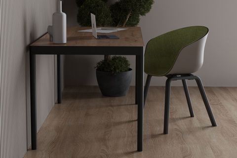 ÇAĞIN OFİS LESS TEKLİ ETAJERSİZ MASA, CEVİZ, 160 CM