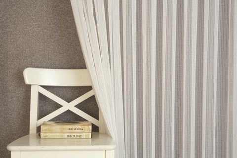 MASSARELLİ ÇİZGİLİ TÜL EKRU 1-2 SEYREK PİLE 100X260