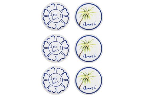 THE MİA PALMA SOSLUK ÇEREZLİK 6LI SET 10 CM