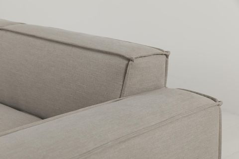 FAUX KETEN MODÜLER KÖŞE TAKIMI, KUM BEJİ