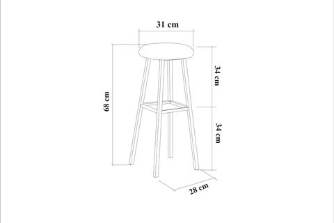 VELTO KATLANABILIR MASALI MİNİ BAR TAKIM, KARİNA SEDEF