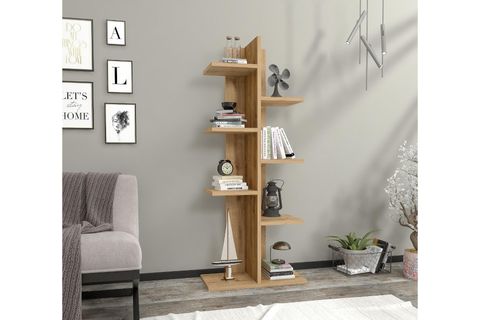 SEDEF KİTAPLIK, 120 CM, SAFİRMEŞE