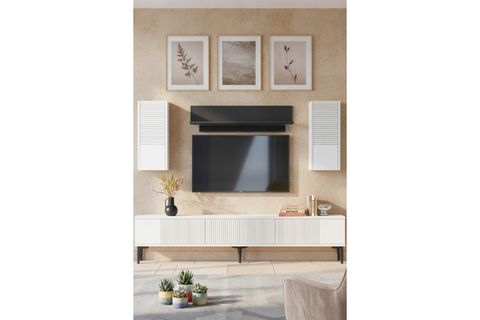 CORSA TV ÜNİTESİ, BEYAZ, 180 CM, TVR1819B