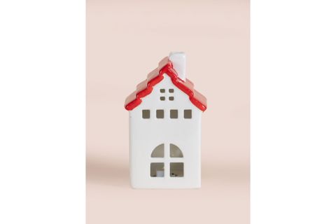 THE MİA DEKORATİF LED IŞIKLI EV BİBLO, 10X7X16 CM