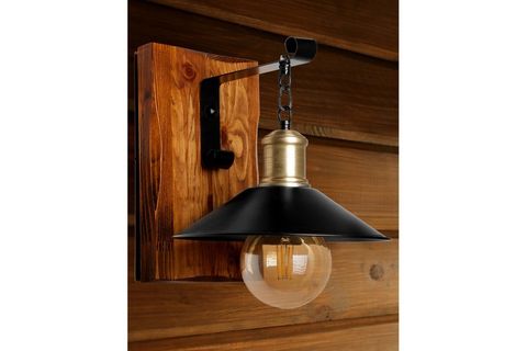 LUMEXX ALKIM APLİK, METAL BAŞLIKLI, CEVİZ