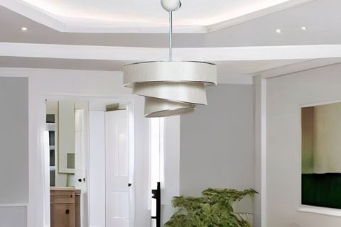 HMYDESİGN COUPER SARKIT AVİZE BEJ GÜMÜŞ