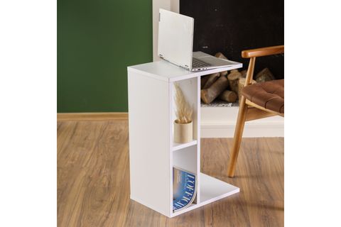 MOOD ÇOK AMAÇLI SEHPA YAN SEHPA, BEYAZ