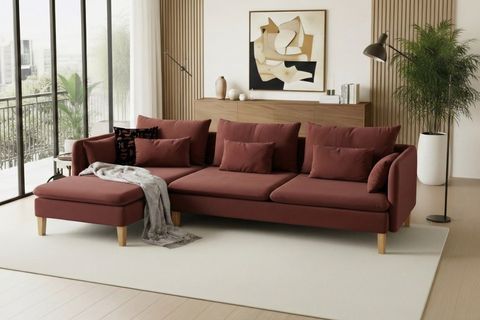 BUDAPEST MODÜLER RELAX KÖŞE KOLTUK, KİREMİT