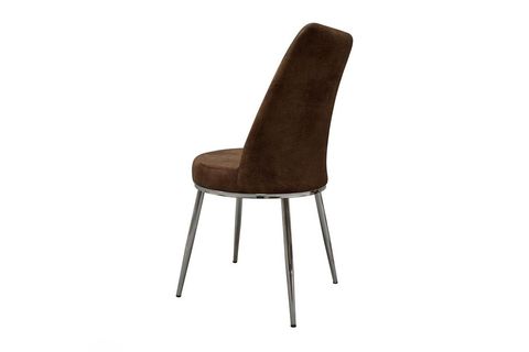 LİNE MUTFAK SANDALYESİ KROM AYAK LACİVERT