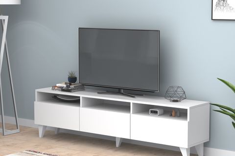 DELUXE TV ÜNİTESİ, BEYAZ, 180 CM