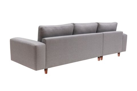MERLİN CORNER SOFA NEW, MELANGE GREY