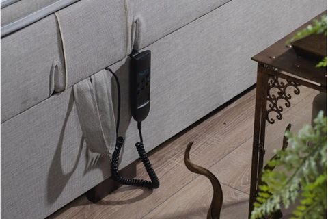 UNİMET LEİLA HAREKETLİ SANDIKLI BAZA BAŞLIK VE YATAK SETİ, GRİ, 200X200