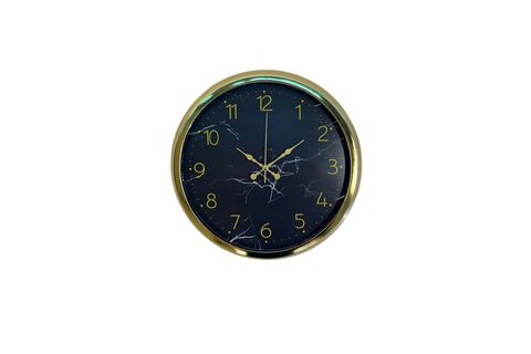 ROYAL MARBLE GOLD METAL DUVAR SAATİ 40 CM
