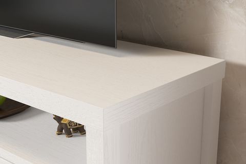 VENEZİA 2 ÇEKMECE 2 BÖLMELİ TV ÜNİTESİ, WOOD BEYAZ, 150 CM