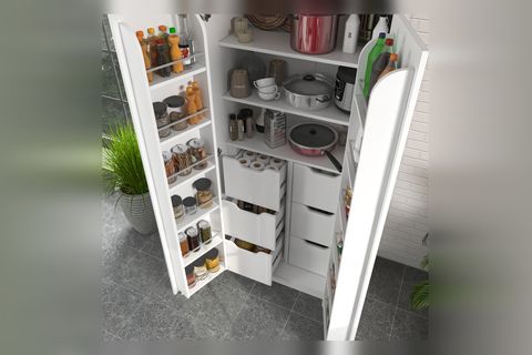 MOLİNA 6 ÇEKMECELİ BEYAZ 90 DERECE KİLER DOLAP