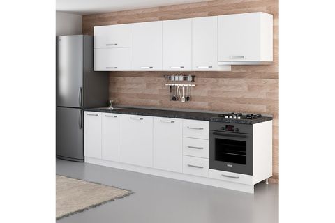 MİNAR SEZGİ 290 CM MUTFAK DOLABI BEYAZ 290-B8