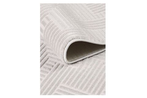 MONO KOLEKSİYONU MODERN SIK DOKUMA SAÇAKLI MAKİNE HALISI, GRİ, 120X250