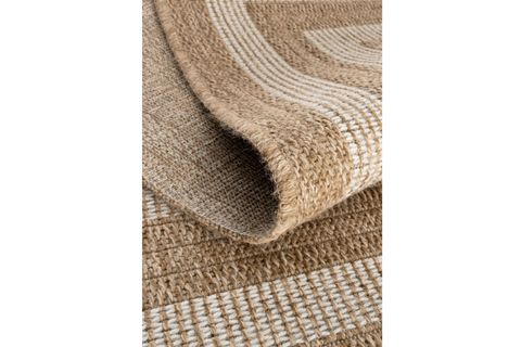 HALIMAX İNDİA JÜT HALI 668, BEYAZ ÇERÇEVELİ, 160X230