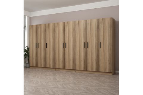 MİNAR KALE GARDIROP 6, 8 KAPAKLI, ANTRASİT