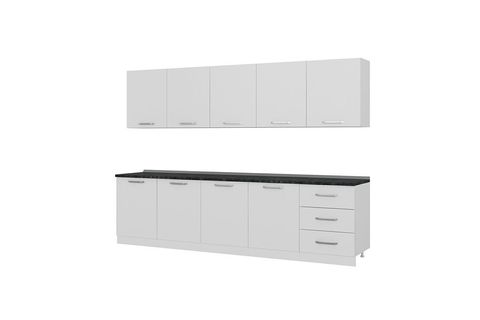 MİNAR BASİC 300 CM MUTFAK DOLABI BEYAZ 300-B3