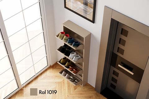 LİNEA METAL AYAKKABILIK, CAPPUCCİNO, 4 KAPAKLI