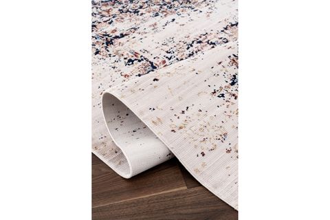 KOZA NOSTALGİA BEJ LACİVERT SALON HALISI A3010C, 100X200