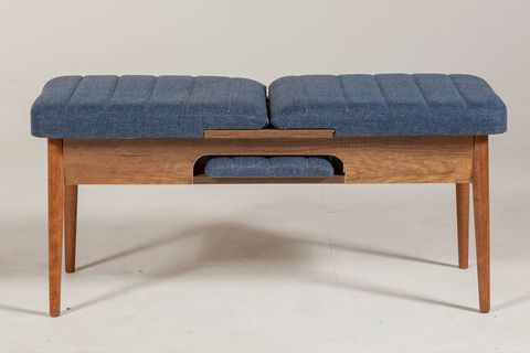 SEMBOL AÇILIR BENCH, CEVİZ LACİVERT
