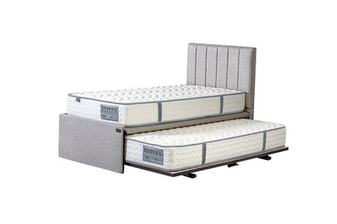 TWİN BED BAZA BAŞLIK YATAK SETİ, 90X200