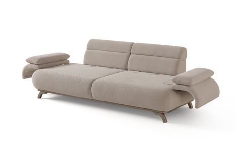 ALASKA SIRT MEKANIZMALI KASALI ÜÇLÜ KOLTUK, BEJ